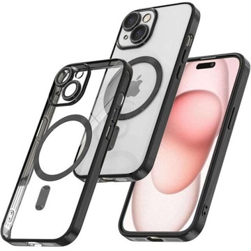 УСИЛЕННЫЙ ЧЕХОЛ MAGSAFE GLAMOUR для iPhone 13 / iPhone 14 + СТЕКЛО 9H