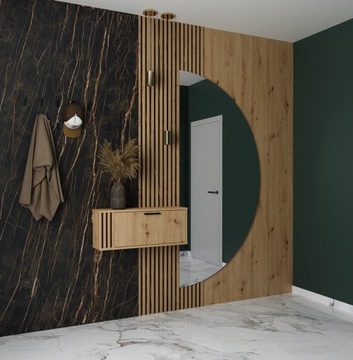 KONSOLA WISZĄCA LAMELLO LOFT DĄB ARTISAN LAMELE