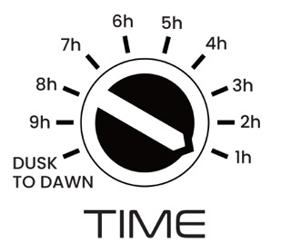 Сумеречный датчик с таймером, 10А, IP65, накладной монтаж