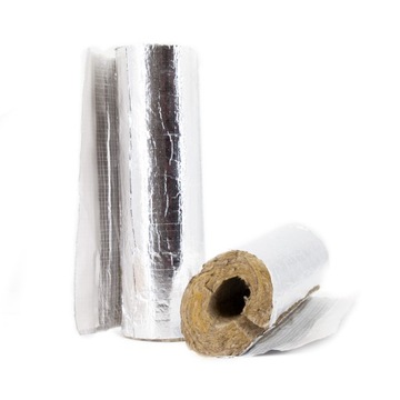 Izolacja Alu z wełny mineralnej PAROC do rur 48/20