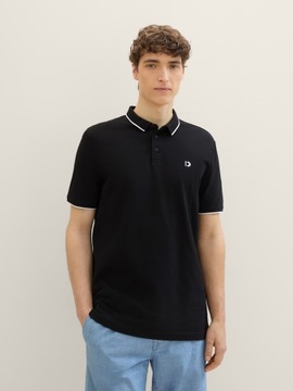 Denim Tom Tailor Basic Polo Shirt - Black