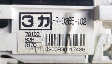 HONDA HR-V 1.6 PŘÍSTROJOVÁ DESKA BUDÍKY HR-0265-102