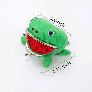 Anime Naruto Coin Bag Frog Wallet Ring Personalized Plush Purse Key Bag