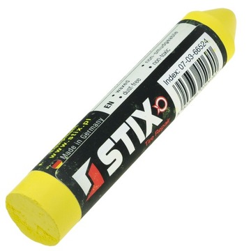 WOSKOWA KREDA DO NAPRAWY OPON, NIEZMYWALNY MARKER PREMIUM STIX - ŻÓŁTA
