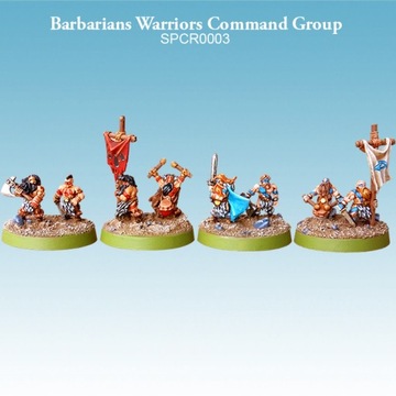Argatoria - Barbarians Warriors Command Group