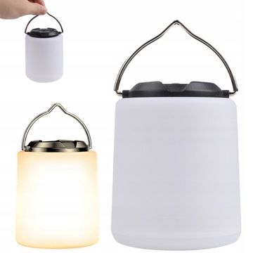 LAMPKA BIWAKOWA AWARYJNA LED WISZĄCA HAK NAMIOT