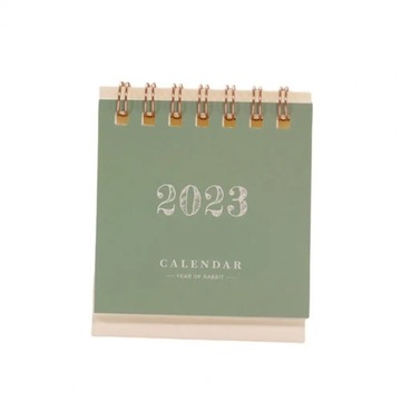 Desk Calendar Easy Store Standing Accurate Anti-rust Mini Desk Calendar