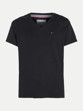 TOMMY HILFIGER KOSZULKA T-SHIRT CZARNA SEREK r. L