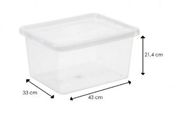 КОНТЕЙНЕР 20 Basic BOXX ПРОЗРАЧНЫЙ С КРЫШКОЙ