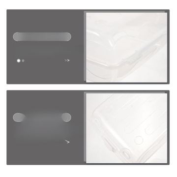 PRZEZROCZYSTE SZUFLADY SKŁADANE SZAFKI NA BUTY DUŻE