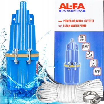 POMPA MEMBRANOWA GÓRNOSSĄCA NUREK DO WODY CZYSTEJ STUDNI 1080 L/H