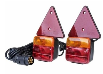 Zestaw świateł lamp zespolone do przyczepki magnes