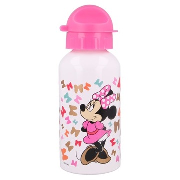 bidon aluminiowy z ustnikiem MYSZKA MINNIE 500ml