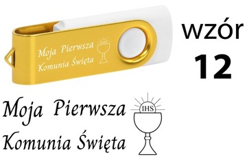 Pendrive twister 2 GB USB 2.0 Pamiątka Pierwszej Komunii Świętej 10 szt.