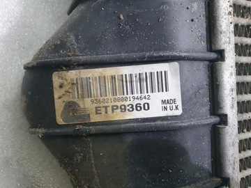 CHLADIČ CHLADIČE VENTILÁTOR VOLVO V40 ETP9360