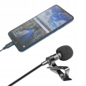 Внешний петличный микрофон, зажим USB-C для IPHONE
