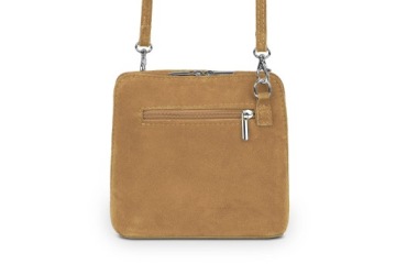 Мини-красная замшевая сумочка Vera Pelle