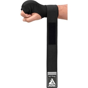 RDX Bandaże Bokserskie Owijki Żelowe Inner Gloves Black M