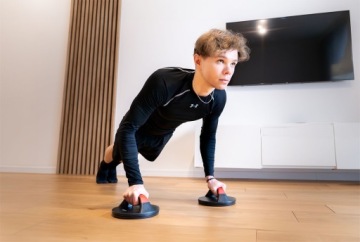 Подставки для отжиманий Ручки для упражнений Поворотный комплект из 2 шт. DrFit