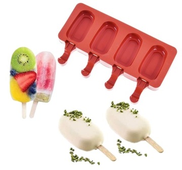 Forma silikonowa do lodów 4 GN mała