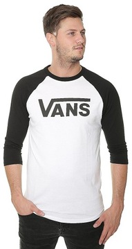 koszulka Vans Classic Raglan 3/4 - White/Black