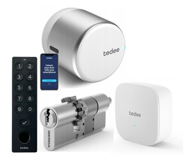 Zamek TEDEE GO +mostek +klawiatura (na odcisk) +Wkładka typ B