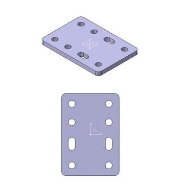 ЛИСТ ДЛЯ РЕГУЛИРОВКИ ВЫСОТЫ ШАРОВОГО КРЮКА HOL 4х90мм