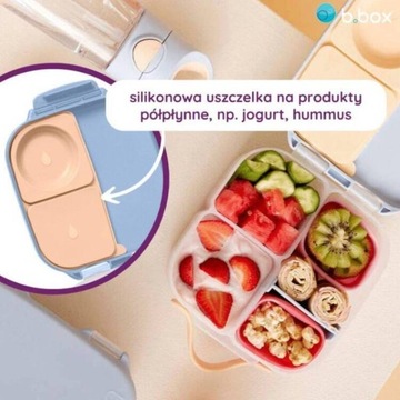 B.BOX Mini Lunchbox Pojemnik ŚNIADANIÓWKA na Jedzenie Blue Blaze