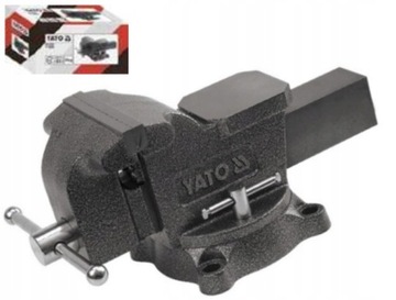 YATO IMADŁO ŚLUSARSKIE 200mm OBROTOWE Z KOWADŁEM 360 ° STALOWE SZCZĘKI