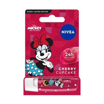 NIVEA DISNEY EDITION MINNIE MOUSE Pomadka do ust nawilżająca ochronna 4,8g