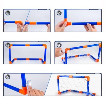 ФУТБОЛЬНЫЕ ПОДАРКИ 2 ВОРА + 2 ХОККЕЙНЫЕ КЛЮШКИ ДЛЯ ДЕТСКИХ ИГР ДЛЯ МАЛЬЧИКОВ