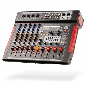 6-канальный сценический микшер DSP/BT + кабель XLR/RCA