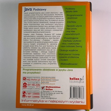 Java podstawy Horstmann Cornell