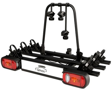 ЗАКРЫТАЯ ПЛАТФОРМА ДЛЯ ГРУЗОВИКА ДЕРЖАТЕЛЬ ДЛЯ 3 ВЕЛОСИПЕДОВ ВЕСОМ ДО 75 кг | 13-КОНТАКТНЫЙ + НАКЛОН