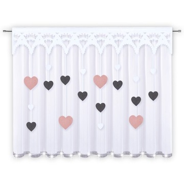 ШТОРА С СЕРДЦЕМ И ГЛАМУРНЫМ ЦИРКОНОМ