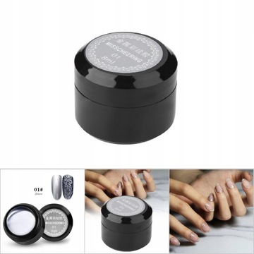 GEL ART PAINT DECORATION ГЕЛЬ СЕРЕБРЯНЫЕ ЦВЕТА 8мл