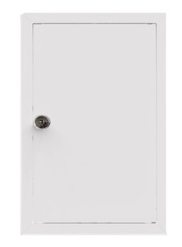 DRZWICZKI REWIZYJNE BIAŁE 30x60 METALOWE KLUCZ
