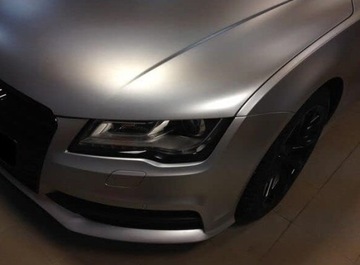 МАТОВАЯ ХРОМНАЯ ФОЛЬГА ЖЕМЧУЖНО-СЕРЕБРЯНЫЙ АТЛАС 50x152см