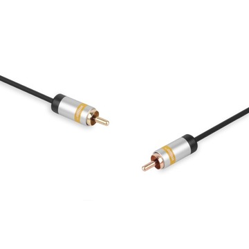 Kabel Wtyk RCA - Wtyk RCA Cinch slim VITALCO 1,5m
