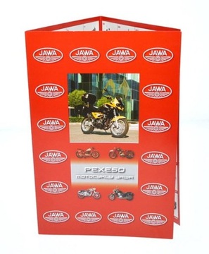 Katalog motocykli Jawa- folder reklamowy - format A4