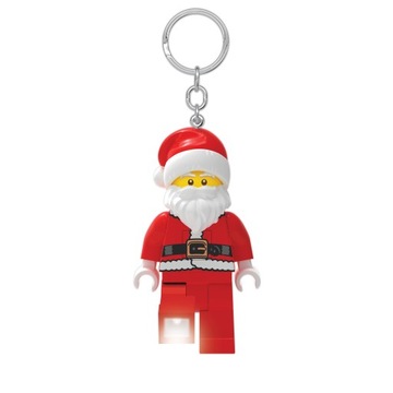 Brelok z latarką LEGO Mikołaj + TORBA LEGO