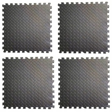 PUZZLE PIANKOWE MATA EVA 4 SZT CZARNE EM1002CZ