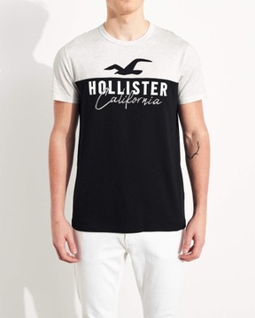 HOLLISTER Abercrombie T-Shirt Koszulka Nadruk XL