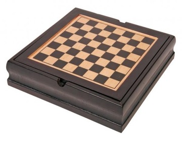 ZESTAW KOLEKCJA 6 GIER GRY SZACHY DOMINO WARCABY
