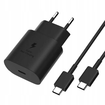 SZYBKA ŁADOWARKA SIECIOWA USB-C FAST 25W KABELEK