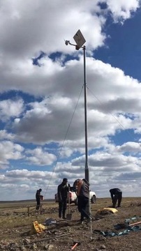 НАРУЖНАЯ СОЛНЕЧНАЯ ВРАЩАЮЩАЯСЯ КАМЕРА GSM 4G LTE SIM