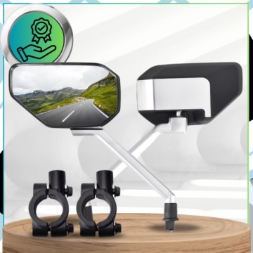 Зеркала заднего вида Мотоцикл Поворотный 360 Комплект из 2 на руль
