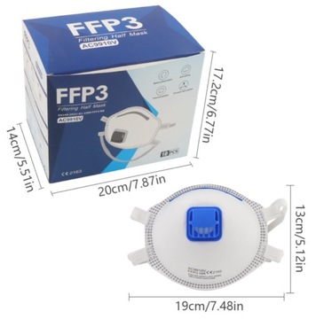 МАСКА FFP3 ЗАЩИТНАЯ МАСКА 9910 9910V ПОЛУМАСКА