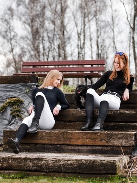 Черные гольфы для верховой езды TOP RIDER 35-38