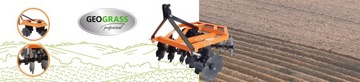 Дисковая борона Geograss для небольшого и среднего трактора DHA5 150см.